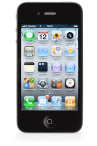 isolated iPhone with clipping path