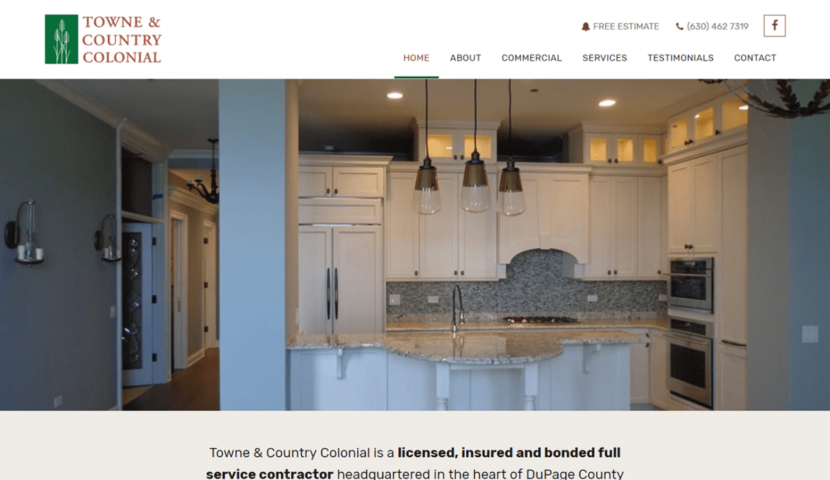 Keywords: home remodeling, website design