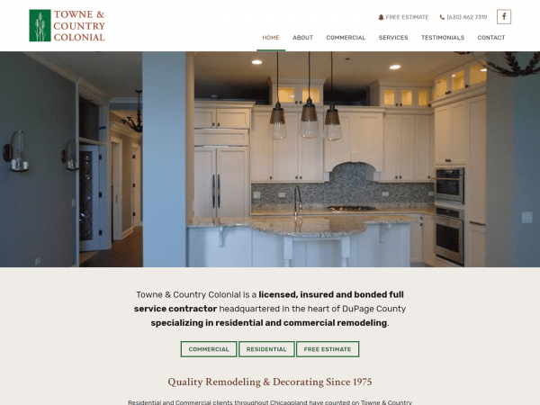 Keywords: home remodeling, website design
