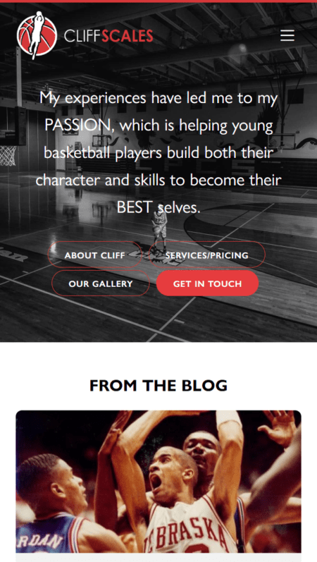 A basketball blog featuring content from Cliff Scales.
