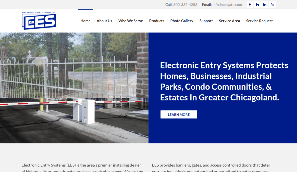 Gate Company Web Design