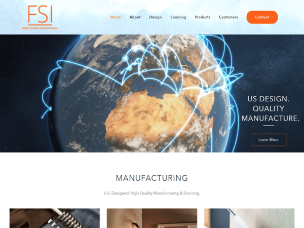 Manufacturing Web Design