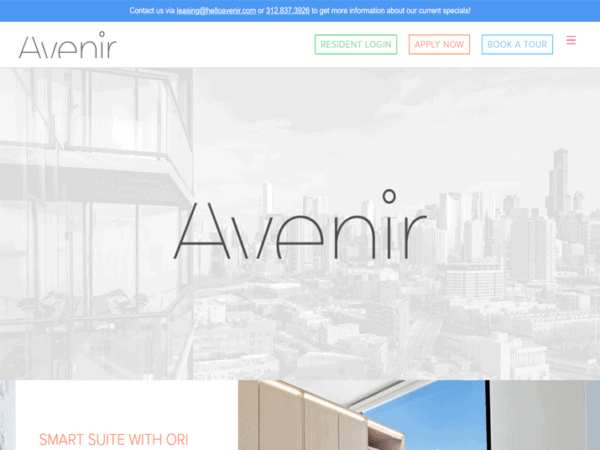 Avenir Property Web Design