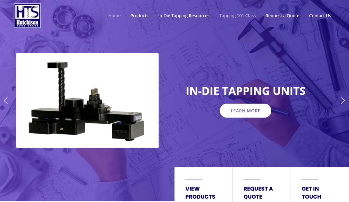 Manufacturer Site Example