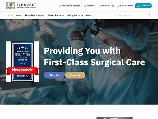 Elmhurst Outpatient Surgery Center - First-class surgical care website.