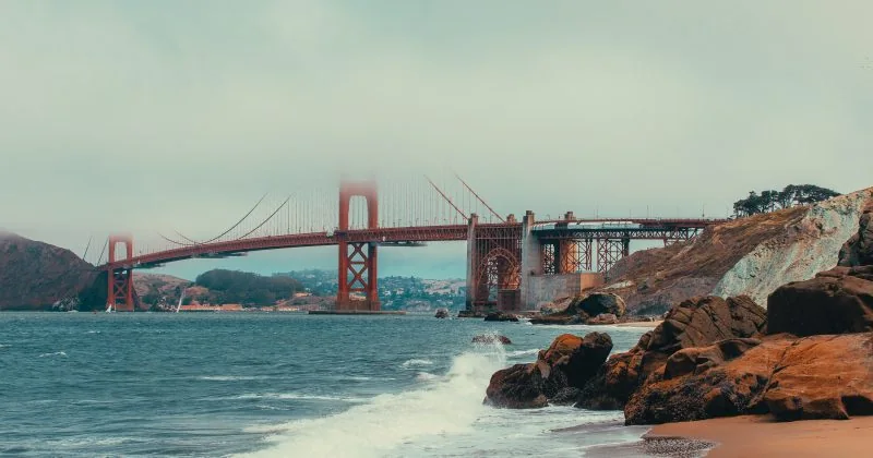 Golden gate bridge in San Francisco, California partners with CyberOptik for marketing services.