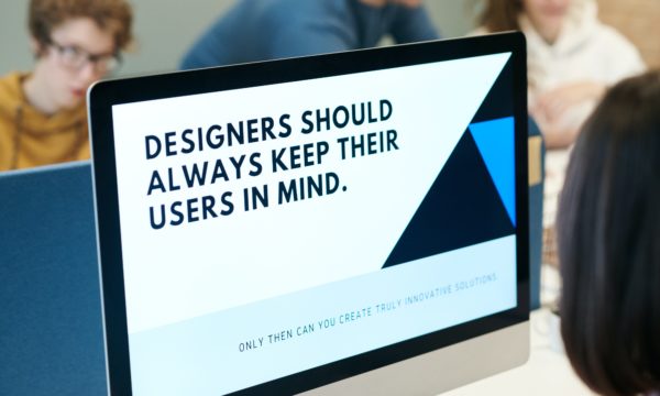 Designers should always keep their users in mind, utilizing libraries for user-centric design.