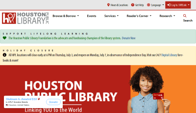 25 Best Library Website Examples in 2025 | CyberOptik