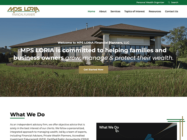 A website design for aps loda.