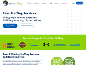 The 20 Best Staffing Websites for bear staffing services.