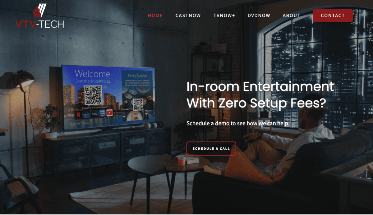 vTV Technologies is seeking a cutting-edge website design to showcase their television services.