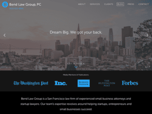 A website for the law group pc in san francisco.