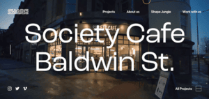 The website for society cafe baldwin st.