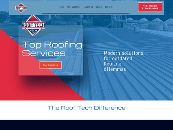 Top Roof Tech is an exceptional website design service dedicated to providing top-notch roofing services.