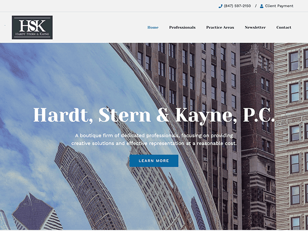 Hardt, Stern & Kayne (HSK) is a prominent law firm known for their expertise in website design for personal computers (PCs).