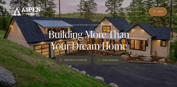 Aspen building more than your dream home.