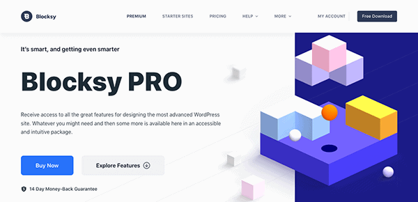 Blocky pro - a website with the words blocky pro.