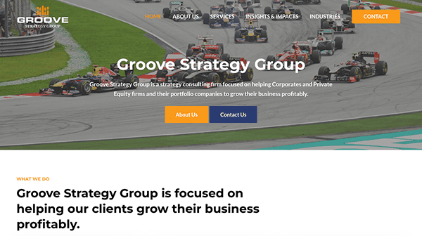 Groove strategy group website.