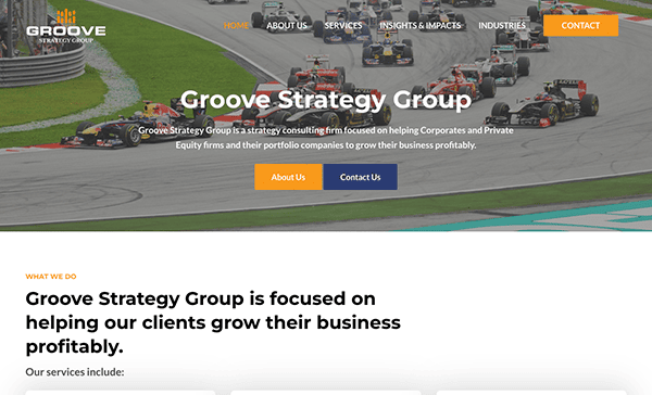Groove strategy group website.