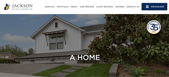 The website for jackson real estate.
