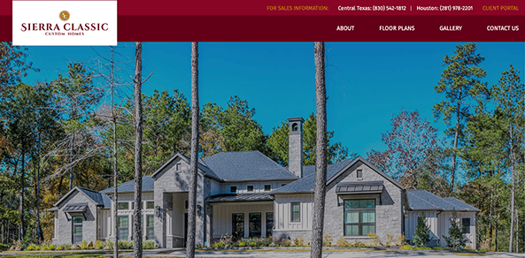 Sierra classic real estate website.