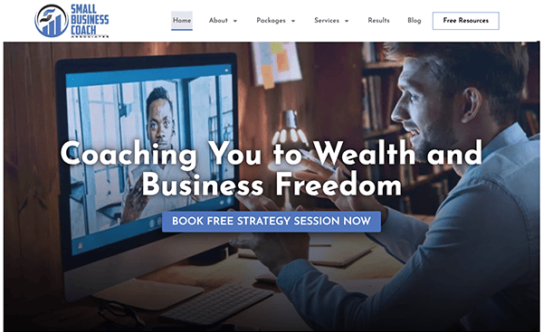 Coaching to wealth and business freedom.