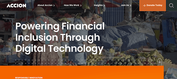 Powering financial inclusion through digital technology.
