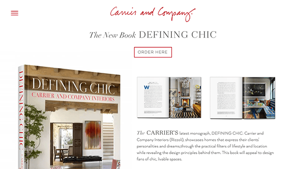 The cover of the book defining chic.