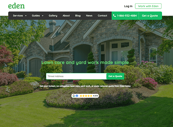 Eden real estate wordpress theme.