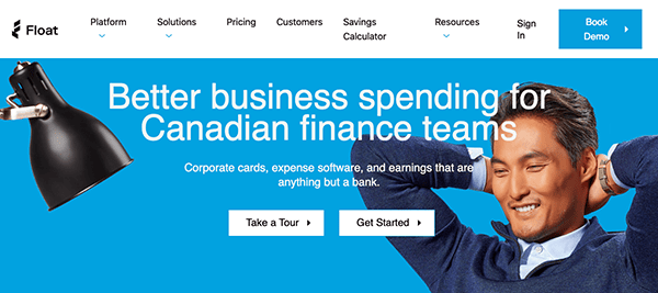 Canadian finance team website.