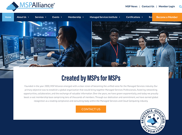 The website for nsp alliance.
