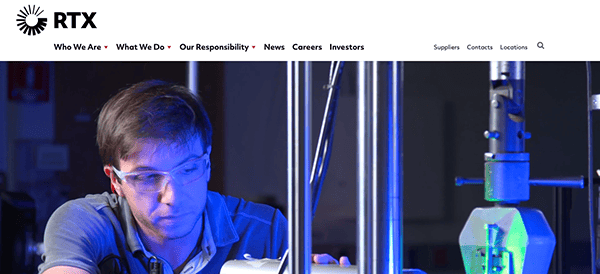 A focused individual conducting a laboratory experiment with a blue light illumination.