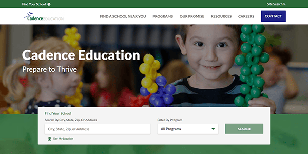 A spirited boy beams with joy, clutching a bunch of vibrant balloon sculptures in a school setting. Discover the best daycare resources easily with our user-friendly website, featuring a handy search bar and intuitive navigation at the top.