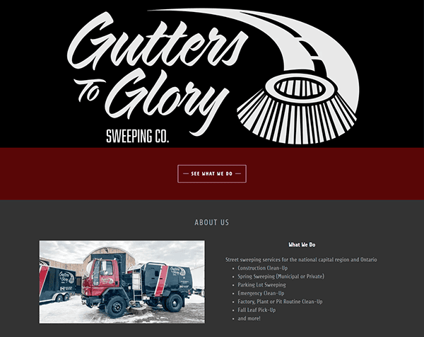 Welcome to Gutters to Glory Sweeping Co.! Explore our fleet of street cleaning trucks and discover why we're renowned as the best gutter cleaner in various sectors. Visit our website for more details on our premier service offerings.