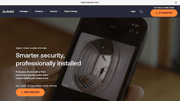 Explore the best home security solutions with our smart system webpage, featuring a live video feed of your entryway directly on your phone. Customize systems to suit your needs and reach out via our contact details for unparalleled peace of mind.