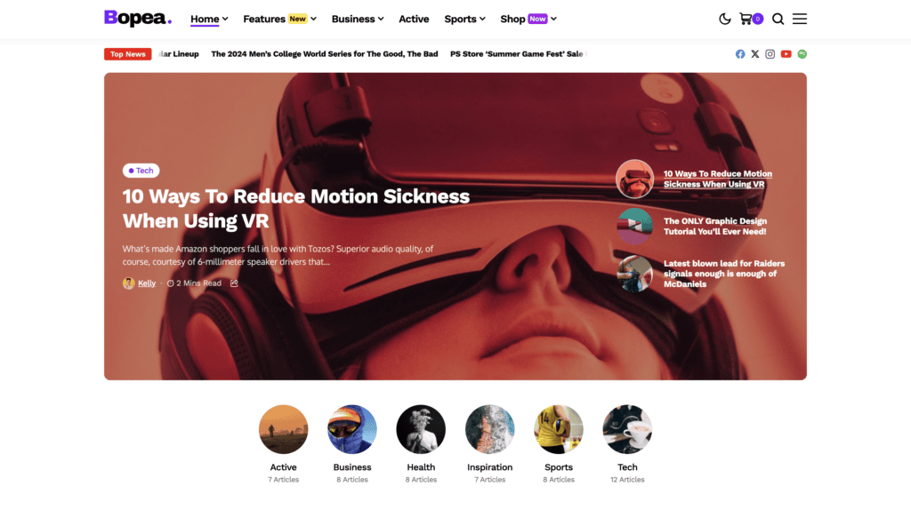 The Top 5 Best News Themes for WordPress | CyberOptik