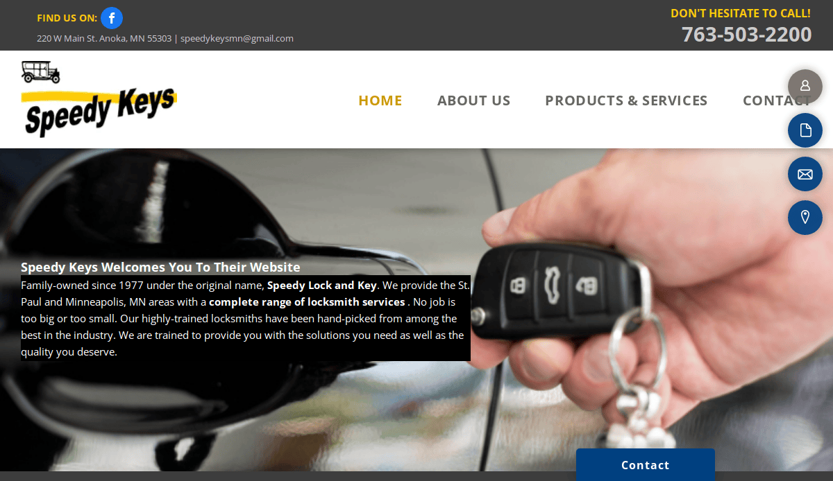 A hand holding a key, perfect for showcasing locksmith website design or promoting locksmith leads on your locksmith site.