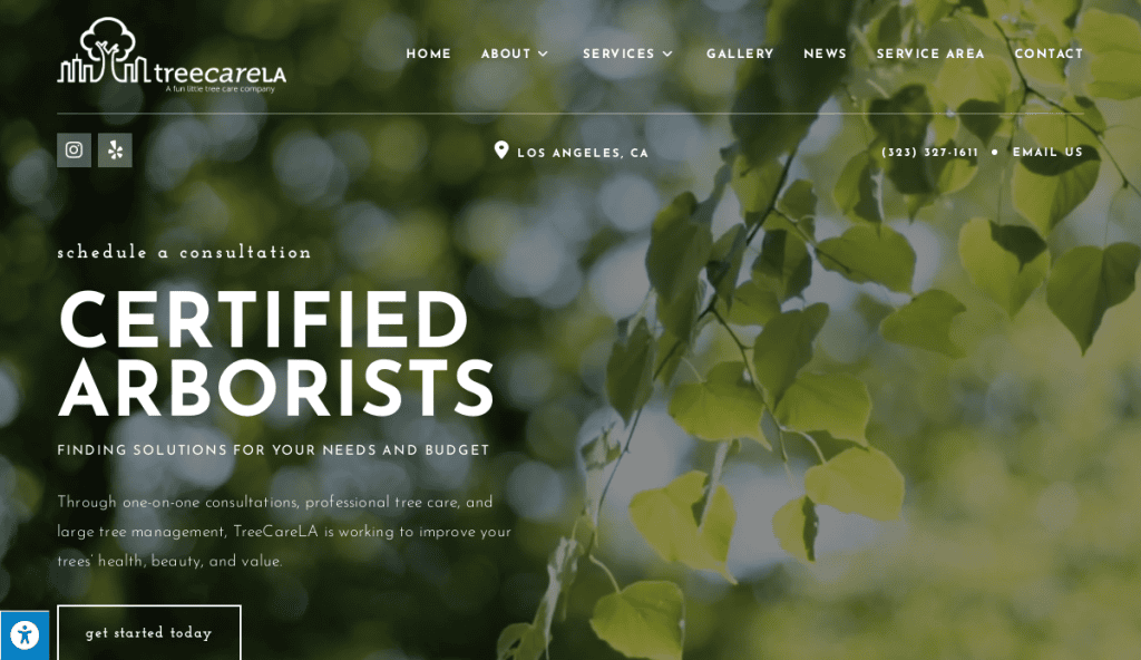 20 Best Tree Service Websites | CyberOptik